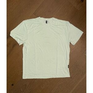 Comfrt Mens Short Sleeve Crewneck T-Shirt Mint Green Size XL Casual Minimalist